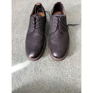 Seven91 Black Suede Shoes - Men's Size 10.5 Front Lace, Any Occasion